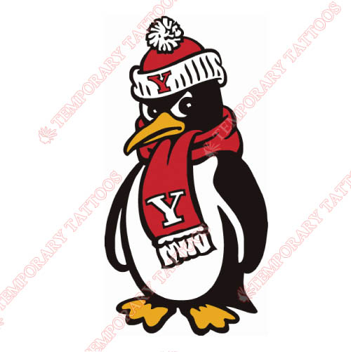 Youngstown State Penguins Customize Temporary Tattoos Stickers NO.7096